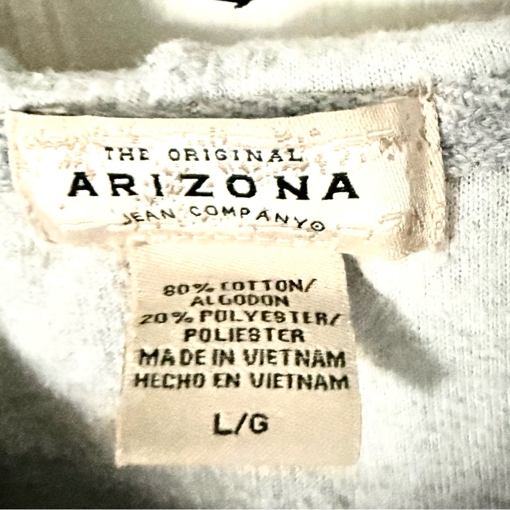 Arizona Jean Company Light Gray Cropped Hoodie - Picture 3 of 9